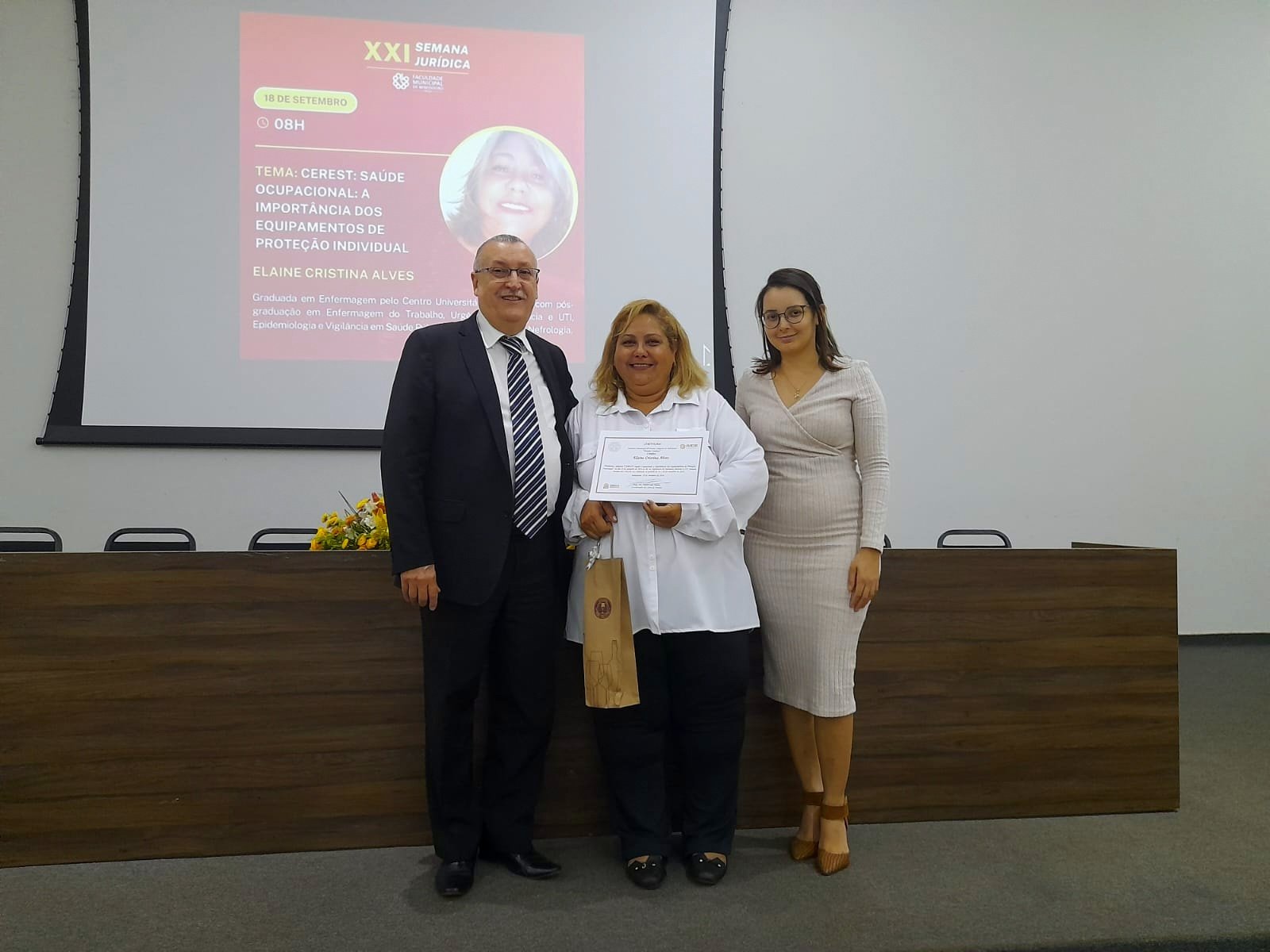 XXI Semana Jurídica | Elaine Cristina Alves