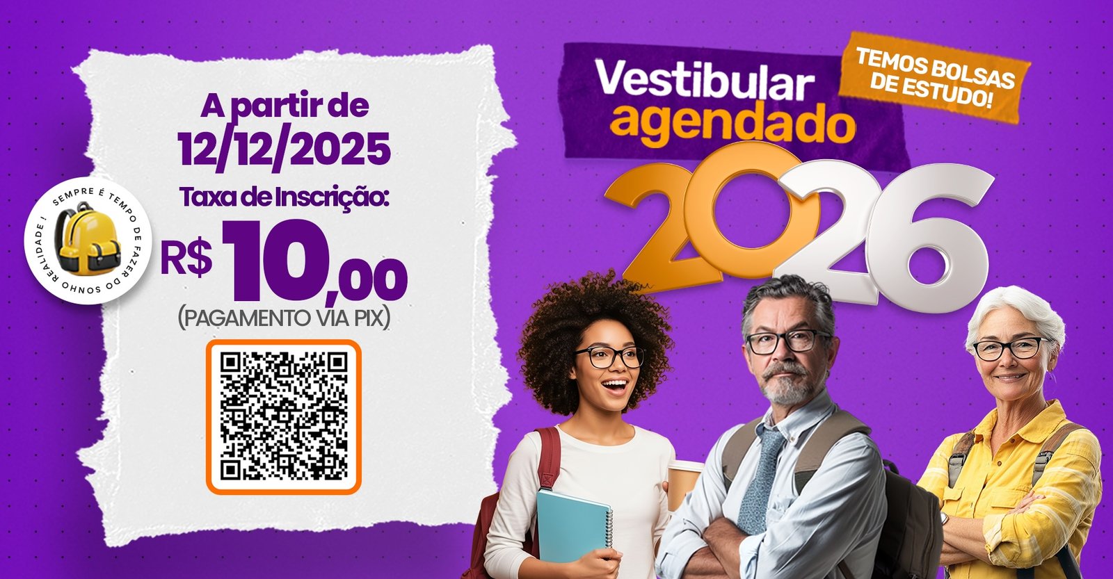 Vestibular Agendado IMESB 2026