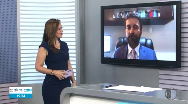 Professor do IMESB, Diego Diniz fala para o Jornal Diário TV 2ª edição sobre transferência de veículos com IPVA a vencer